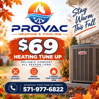 Fall Promo - Fall Heating Tune up Fall Promo - Fall Heating Tune up