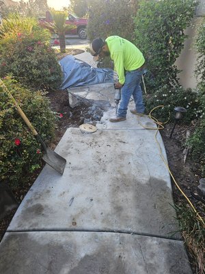 Side walk repair - Emergency repair for this customer that took us only 2 days (sidewalk repair) please visit my website for more information and pictures 

https://concretecreationsvisalia.com/gallery/