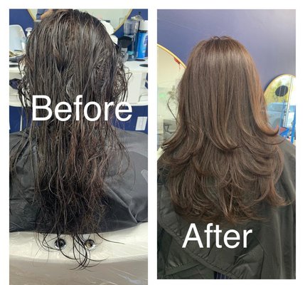 Hair service at ANUPAMAA SALON - Great experience. Very much happy.