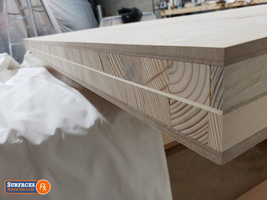 Beautiful Veneer Conference Table Finished - Brand new custom table with Mappa Burl veneered tabletop. Surfaces Rx added the veneer edging and finished the piece with a clear satin sheer topcoat. Beautiful Veneer Conference Table Finished - Brand new custom table with Mappa Burl veneered tabletop. Surfaces Rx added the veneer edging and finished the piece with a clear satin sheer topcoat.