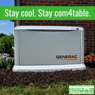 Generator Installation, Repairs, and Maintenance - Along the coastal areas of Louisiana, Mississippi, and Alabama, the threat of hurricanes and severe storms is a reality homeowners must prepare for. Power outages caused by extreme weather can last for days—sometimes weeks—leaving families without air conditioning, refrigeration, lighting, or the ability to charge vital devices. A dependable backup generator isn’t just convenient—it’s essential for safety, comfort, and peace of mind.
Comfort Engineered Systems is the generator company homeowners trust for expert solutions tailored to their homes and needs. With decades of experience, engineering-driven service, and 24/7 availability, we install and maintain generators designed to keep homes powered when it matters most. Whether you need emergency service or help choosing the right model for a new generator installation, we’re here to help. Generator Installation, Repairs, and Maintenance - Along the coastal areas of Louisiana, Mississippi, and Alabama, the threat of hurricanes and severe storms is a reality homeowners must prepare for. Power outages caused by extreme weather can last for days—sometimes weeks—leaving families without air conditioning, refrigeration, lighting, or the ability to charge vital devices. A dependable backup generator isn’t just convenient—it’s essential for safety, comfort, and peace of mind.
Comfort Engineered Systems is the generator company homeowners trust for expert solutions tailored to their homes and needs. With decades of experience, engineering-driven service, and 24/7 availability, we install and maintain generators designed to keep homes powered when it matters most. Whether you need emergency service or help choosing the right model for a new generator installation, we’re here to help.