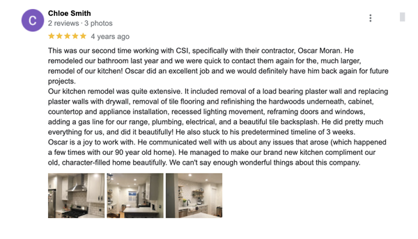 Google Reviews - Check out our satisfied customers. We are so grateful for you!
