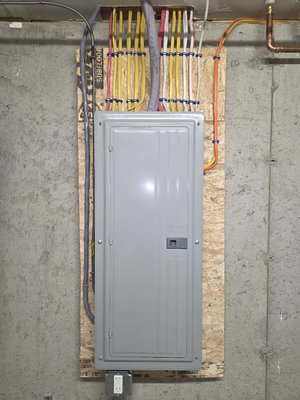 Service & Panel Upgrades - Is your electrical panel ready for everything your home needs today?

Older electrical systems can struggle to keep up with modern appliances, EV chargers, heat pumps, home offices, and renovation plans. A service or panel upgrade helps improve capacity, safety, and reliability so your property can support both current and future electrical demands.

*Increased electrical capacity for appliances, EV chargers, and renovations
*Safer, more reliable power from an updated electrical panel
*Code-compliant upgrades designed for long-term performance