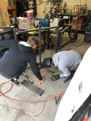 Custom fabricated shelving for safe display - Putting some finishing touches into our storefront improvement projects Custom fabricated shelving for safe display - Putting some finishing touches into our storefront improvement projects