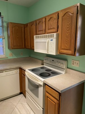 Before and after of a kitchen upgrade - This kitchen was in dire need of a make over. Before and after of a kitchen upgrade - This kitchen was in dire need of a make over.