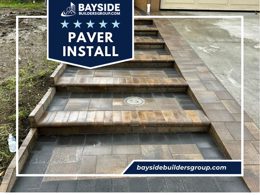 Pavers by Bayside Builders Group - From driveways, to pool decks, we stand by our Pavers.
Create your dream patio or entryway with Bayside Builders Group today! Pavers by Bayside Builders Group - From driveways, to pool decks, we stand by our Pavers.
Create your dream patio or entryway with Bayside Builders Group today!