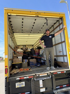 Moving job - A move from an apartment to a house! What an upgrade!
We love helping people move!