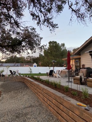 Powell new look - New house new back yard for this awesome couple