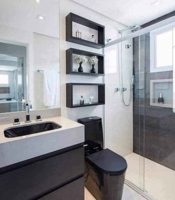 Cleaning of bathrooms - Work finished Cleaning of bathrooms - Work finished