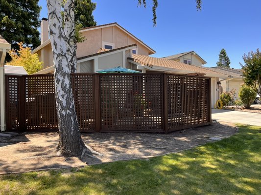 Fence staining - Some of the fence stain work we perform! Fence staining - Some of the fence stain work we perform!
