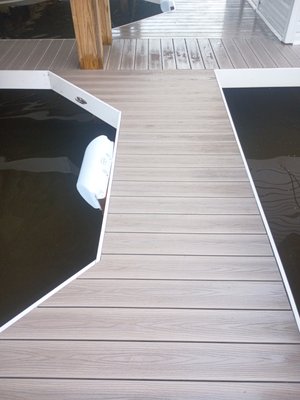 Boat Deck Path - Check out this awesome project of a pressure washing boat deck pathway we completed!