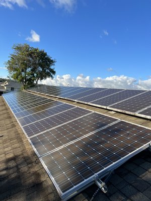 Solar Panel Cleaning - This job consisted of cleaning 40 solar panels on a single-story house. Solar Panel Cleaning - This job consisted of cleaning 40 solar panels on a single-story house.