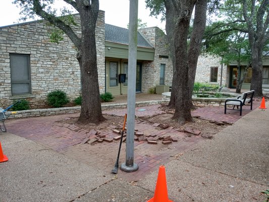 Public Patio Retrofit and Retaining Wall - Beautification and retrofitting the retaining wall and patio to restore safety and function to the community area. Public Patio Retrofit and Retaining Wall - Beautification and retrofitting the retaining wall and patio to restore safety and function to the community area.