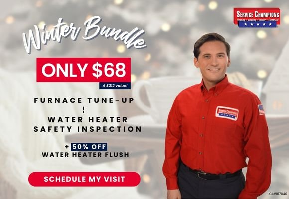 That's The Service Champions Promise...Or It's Free! - Homeowners' Top Choice For A/C Repair, Maintenance, & Installation.
Choose The Air Conditioning Company That Gets the Job Done Right the First Time.
Service Champions is homeowners’ top choice for air conditioner repair, maintenance, or new A/C system installation with the best technicians and a 100% Money-Back Guarantee. Our clients love our total reliability and our proven record of ALWAYS standing behind our work on EVERY job.
Lowering your utility bills, staying comfortable in your home year-round, and being energy-efficient is within your reach. Avoid paying for repeat repairs on your system and take advantage of the multiple air conditioner and HVAC options that are available to you.
Service Champions provides:
• Next Day Installs on New Equipment
• Special Pricing on Select Air Conditioners and Equipment
• Easy Payment Plans With 0% Financing Options Available
As your air conditioner gets older, its efficiency can decrease dramatically, causing it to become noisy and require repairs more often. If you’re currently spending money on frequent repairs for a unit that’s 10 years old or older, replacing your existing air conditioner with an energy-efficient unit might be the best decision. That's The Service Champions Promise...Or It's Free! - Homeowners' Top Choice For A/C Repair, Maintenance, & Installation.
Choose The Air Conditioning Company That Gets the Job Done Right the First Time.
Service Champions is homeowners’ top choice for air conditioner repair, maintenance, or new A/C system installation with the best technicians and a 100% Money-Back Guarantee. Our clients love our total reliability and our proven record of ALWAYS standing behind our work on EVERY job.
Lowering your utility bills, staying comfortable in your home year-round, and being energy-efficient is within your reach. Avoid paying for repeat repairs on your system and take advantage of the multiple air conditioner and HVAC options that are available to you.
Service Champions provides:
• Next Day Installs on New Equipment
• Special Pricing on Select Air Conditioners and Equipment
• Easy Payment Plans With 0% Financing Options Available
As your air conditioner gets older, its efficiency can decrease dramatically, causing it to become noisy and require repairs more often. If you’re currently spending money on frequent repairs for a unit that’s 10 years old or older, replacing your existing air conditioner with an energy-efficient unit might be the best decision.