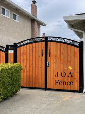 J O A Fence 
Gates installation - Gate installation and custom fabrication