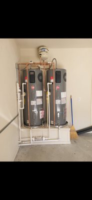 Water heater replacement - This customers previous water heater ruptured and they wanted to save money on their electric bill so they opted for the heat pumps.
A beautiful install and one happy customer! Water heater replacement - This customers previous water heater ruptured and they wanted to save money on their electric bill so they opted for the heat pumps.
A beautiful install and one happy customer!