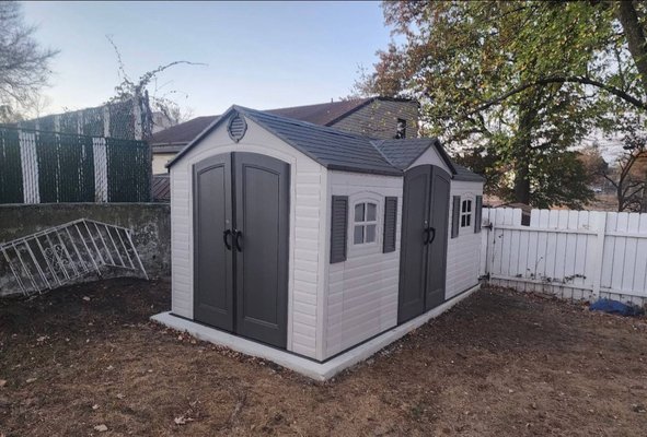 garden shed - It was a little cold, but the problem was that if you buy a Chinese product, it may not have stickers on it and only an experienced handyman will be able to do this for you.