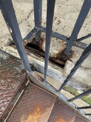 balcony and stairs welding , concrete and paint repair. - welding, concrete and paint repair for balcony and stairs. balcony and stairs welding , concrete and paint repair. - welding, concrete and paint repair for balcony and stairs.