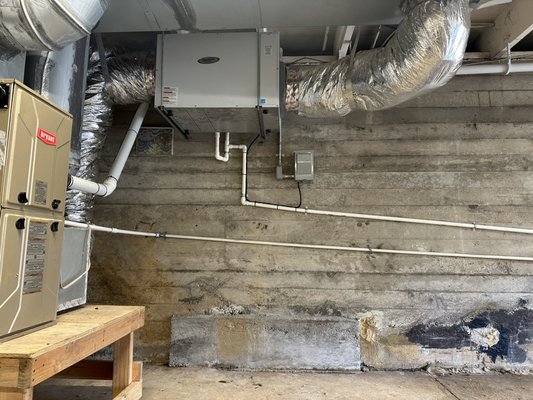 Whole Home Dehumidification - Whole home dehumidifier installation. 130 pint per day capacity. Energy star certified most efficient of 2023 Whole Home Dehumidification - Whole home dehumidifier installation. 130 pint per day capacity. Energy star certified most efficient of 2023