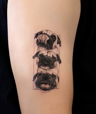 Pet / Animal - Celebrate the bond you share with your beloved pet through meaningful, custom artwork. Pet tattoos can range from highly detailed realistic portraits to soft illustrative or minimalist designs, depending on the style that best reflects your companion’s personality. We focus on capturing unique features such as expression, fur texture, and signature markings to create a piece that feels personal and timeless. Whether honoring a pet’s memory or celebrating their presence in your life, each design is thoughtfully composed to preserve the emotion and connection you carry with them every day.