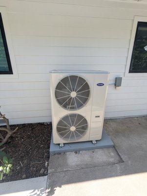 Electric Heat Pump Projects - The pictures are installations of Electric Heat Pump projects we've installed recently