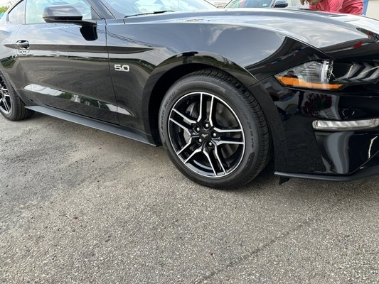 Ford Mustang ceramic coating - This coating lasts up to 2 years (regular maintenance required) and offers a slick protective layer that bonds to factory finish, improves shine by 10% Ford Mustang ceramic coating - This coating lasts up to 2 years (regular maintenance required) and offers a slick protective layer that bonds to factory finish, improves shine by 10%