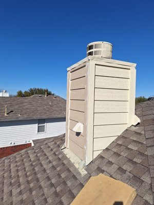 Chimney Repair - Wood Remodel - This renovation was done in Cypress, TX and took only one day. Wood panels were re-done, chimney structure was reinforced, and a Free complimentary cleaning was provided. Best pricing available in Houston.