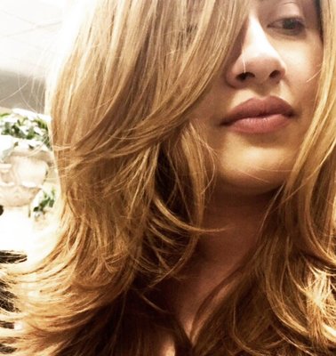 Single process color with long layers hair cut - This is long layered hair cut with single process color Single process color with long layers hair cut - This is long layered hair cut with single process color