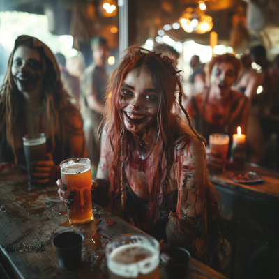 Blind Scream Haunted House - 2024 Santa Rosa Zombie Crawl - Prepare for a night of spine-chilling thrills at the Santa Rosa Zombie Crawl on Saturday, October 12th! The terror begins at 6 PM at Blind Scream Haunted House, where you’ll grab your wristband before creeping into the night. First, stagger into Shady Oak Brewing for eerie vibes and ghoulish fun. Then, shuffle over to El Coqui for a bite to satisfy your undead hunger.

Next, drag your decaying limbs to Beer Baron for some bone-chilling drinks before haunting La Rosa Cantina, where the air grows darker with every step. At each stop, enjoy Halloween-themed drink and food specials that will awaken your appetite for terror.

As the night deepens, crawl back to Blind Scream, where your fast pass will give you a shortcut into the heart of the haunted house. After surviving the scares, stumble back to Beer Baron for the after-party, open until midnight.

It’s a night to die for!