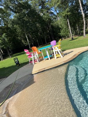 Pressure Washing of roof, patios, sidewalks and equipment. - 50x60 metal building and roof. Pool and patios. Equipment.