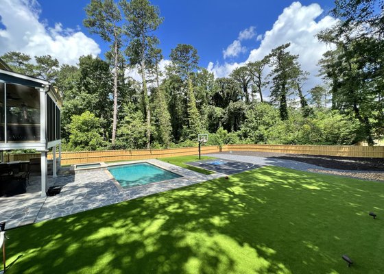Artifical Turf Installation - This was a 4,000 sq. ft Turf installation in Smyrna, GA. Artifical Turf Installation - This was a 4,000 sq. ft Turf installation in Smyrna, GA.