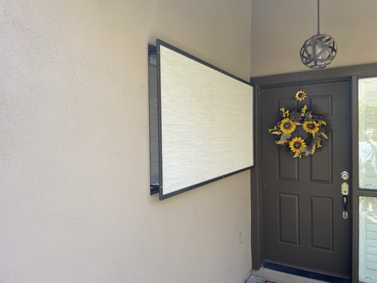 Screen - We offer bug/shade screen replacement and install.