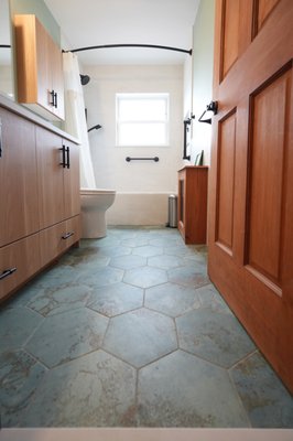 Brooklyn Bathroom Renovation - With smart storage solutions, modern materials, stunning finishes and intuitive design, we turned this bathroom into a spa-at-home. With the client's vision and our expert craftsmanship, we were able to create a stunning bathroom, worthy of being featured in magazines. 

What do you think?