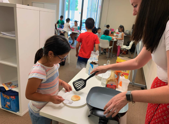 Summer Camp - Our in-person Summer Camp includes academic classes such as Math, English- Language Arts, and creative classes such as Cooking and Science. Summer Camp - Our in-person Summer Camp includes academic classes such as Math, English- Language Arts, and creative classes such as Cooking and Science.