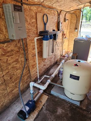 Constant pressure - A new constant pressure system with water filtration and sanitation Constant pressure - A new constant pressure system with water filtration and sanitation