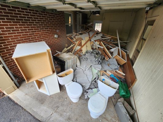 Construction / Remodel  Debris Cleanup - If you are remodeling, chances are you've created more construction waste than you realized. Or maybe a contractor has left you holding the bag with construction or remodeling debris that they left behind. Give our pros at Junk Removal Solutions a call and we'll take care of it for you quickly and for a fair price.