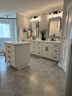 BATHROOM REMODEL - We remodeled 4 bathrooms in this customers home!