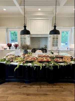 Elevated Grazing Tables - Our Elevated Grazing Tables are designed to make a statement. Styled on risers, platters, and varying heights, these tables showcase a luxurious assortment of premium cheeses, artisanal charcuterie, seasonal fruits, imported olives, premium nuts, and elevated accoutrements with striking visual impact. Perfect for upscale events and larger celebrations, this style creates a layered, abundant presentation that feels both indulgent and unforgettable. Elevated Grazing Tables - Our Elevated Grazing Tables are designed to make a statement. Styled on risers, platters, and varying heights, these tables showcase a luxurious assortment of premium cheeses, artisanal charcuterie, seasonal fruits, imported olives, premium nuts, and elevated accoutrements with striking visual impact. Perfect for upscale events and larger celebrations, this style creates a layered, abundant presentation that feels both indulgent and unforgettable.