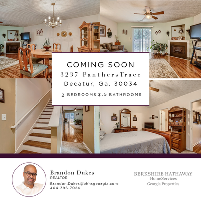 New Townhome Listing Decatur, GA - Beautiful, well-maintained townhome perfect for a first-time home buyer or a home owner ready to downsize. New Townhome Listing Decatur, GA - Beautiful, well-maintained townhome perfect for a first-time home buyer or a home owner ready to downsize.