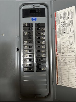 Electrical Repair - Put in a breaker panel for a customer who need wiring fixed etc.