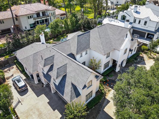 Stunning Roof Installation in Houston, TX! - This stunning roof replacement was completed in just two days! We removed the entire old roofing system and installed a new GAF ArmorShield II shingle in the color Pewter Gray. This roof replacement comes with our 10 Year Workmanship Warranty and a Limited Lifetime GAF Shingle Warranty! Give us a call today at (346) 214-9200 to get a free same-day estimate!