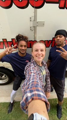 Megan Y - 2023 - "Roy & Drake did an absolutely amazing job on my move!! Nothing is more stressful than moving for work and  moving two states away, and so thankful to leaving the heavy lifting to the pros! Not sure how I would have gotten my couch into the new apartment without them. When it was too big for the elevator they walked it up the parking garage ramp. Thank you guys so much!"