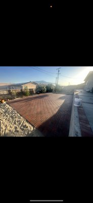 Paver Patio - Here is a back patio done with 4x8 concrete pavers and sealed with bp pro enhancing sealer Paver Patio - Here is a back patio done with 4x8 concrete pavers and sealed with bp pro enhancing sealer