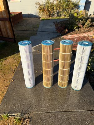 Filter Cleaning - Here you will find various before and after photos of our filter cleanings. Call today for a quote!