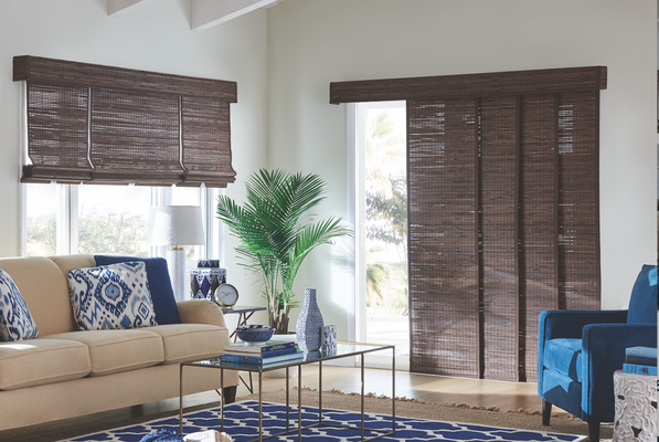 Woven Wood Shades - Woven shades are mostly made up of grass, wood, bamboo, and other sustainable materials. Therefore, they are often known as natural woven shades as well. There are all kinds of natural fabrics and materials that can be used to make these shades. Woven Wood Shades - Woven shades are mostly made up of grass, wood, bamboo, and other sustainable materials. Therefore, they are often known as natural woven shades as well. There are all kinds of natural fabrics and materials that can be used to make these shades.