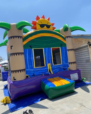 Summer package 2 - Bounce house
5 Tables
30 Chairs
Total: $152 Summer package 2 - Bounce house
5 Tables
30 Chairs
Total: $152