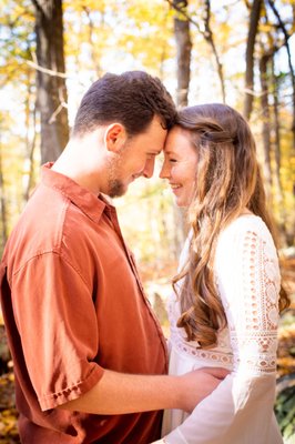 Engagement Photoshoot - We planned a fun fall photoshoot for these two! We made sure to choose the perfect location and got a wide variety of photos. This session cost $150 and the couple received 25 edited shots.