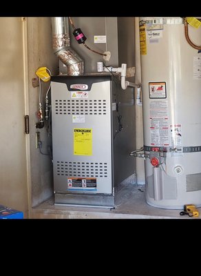 Projects I have completed over the years - Replace the furnace because it was 30 years old With the condenser The heat exchanger was cracked and carbon monoxide was going inside the home Projects I have completed over the years - Replace the furnace because it was 30 years old With the condenser The heat exchanger was cracked and carbon monoxide was going inside the home