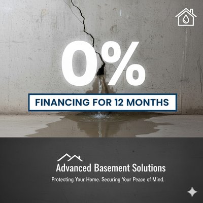 0% Financing for 12 months - We offer 0% financing for 12 months on projects. Call today and schedule an appointment!