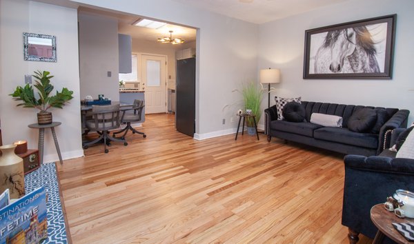 Post Construction Clean - The Clean Queens cleaning company was there to provide a deep and detailed post-construction clean after the homeowner's remodel, leaving the home spotless and ready for move-in. Get your custom quote or visit our website to book your appointment today!